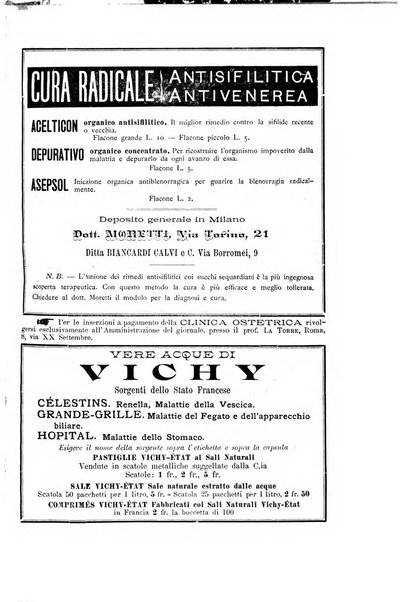 La clinica ostetrica rivista di ostetricia, ginecologia e pediatria. - A. 1, n. 1 (1899)-a. 40, n. 12 (dic. 1938)