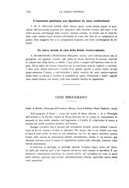 La clinica ostetrica rivista di ostetricia, ginecologia e pediatria. - A. 1, n. 1 (1899)-a. 40, n. 12 (dic. 1938)