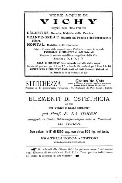 La clinica ostetrica rivista di ostetricia, ginecologia e pediatria. - A. 1, n. 1 (1899)-a. 40, n. 12 (dic. 1938)