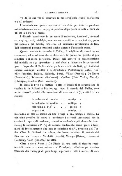 La clinica ostetrica rivista di ostetricia, ginecologia e pediatria. - A. 1, n. 1 (1899)-a. 40, n. 12 (dic. 1938)