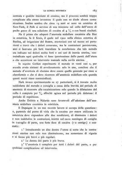 La clinica ostetrica rivista di ostetricia, ginecologia e pediatria. - A. 1, n. 1 (1899)-a. 40, n. 12 (dic. 1938)