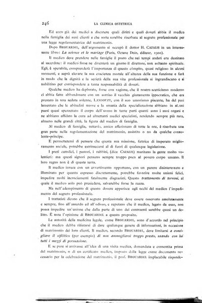 La clinica ostetrica rivista di ostetricia, ginecologia e pediatria. - A. 1, n. 1 (1899)-a. 40, n. 12 (dic. 1938)