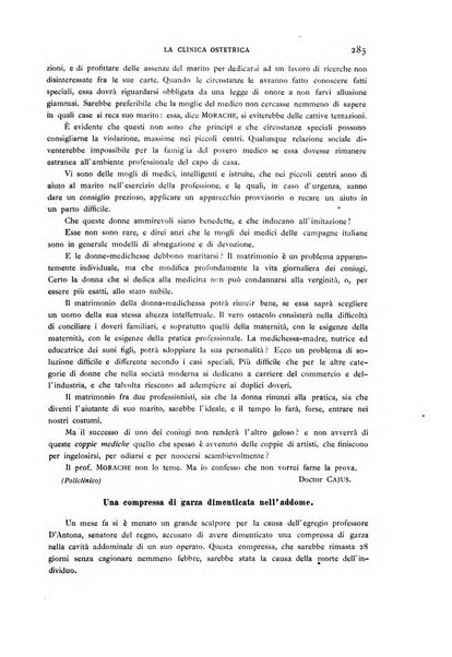 La clinica ostetrica rivista di ostetricia, ginecologia e pediatria. - A. 1, n. 1 (1899)-a. 40, n. 12 (dic. 1938)