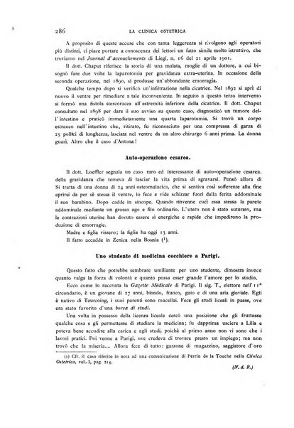 La clinica ostetrica rivista di ostetricia, ginecologia e pediatria. - A. 1, n. 1 (1899)-a. 40, n. 12 (dic. 1938)