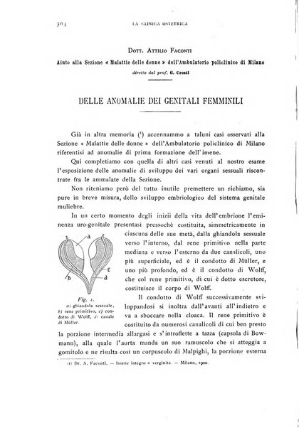 La clinica ostetrica rivista di ostetricia, ginecologia e pediatria. - A. 1, n. 1 (1899)-a. 40, n. 12 (dic. 1938)