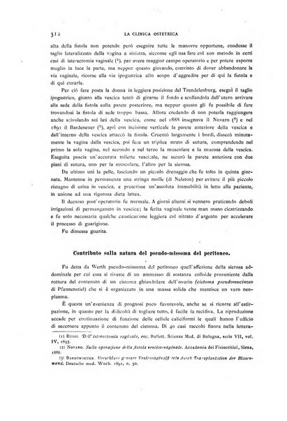 La clinica ostetrica rivista di ostetricia, ginecologia e pediatria. - A. 1, n. 1 (1899)-a. 40, n. 12 (dic. 1938)