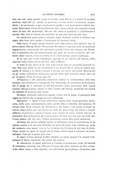 La clinica ostetrica rivista di ostetricia, ginecologia e pediatria. - A. 1, n. 1 (1899)-a. 40, n. 12 (dic. 1938)