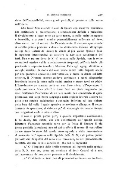 La clinica ostetrica rivista di ostetricia, ginecologia e pediatria. - A. 1, n. 1 (1899)-a. 40, n. 12 (dic. 1938)