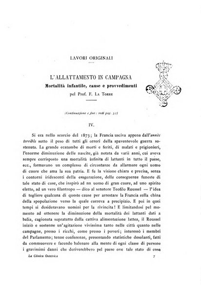 La clinica ostetrica rivista di ostetricia, ginecologia e pediatria. - A. 1, n. 1 (1899)-a. 40, n. 12 (dic. 1938)