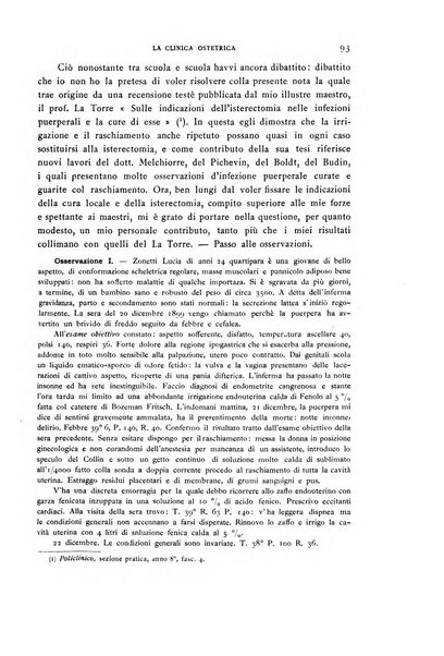 La clinica ostetrica rivista di ostetricia, ginecologia e pediatria. - A. 1, n. 1 (1899)-a. 40, n. 12 (dic. 1938)