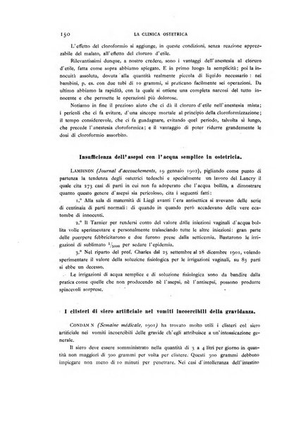 La clinica ostetrica rivista di ostetricia, ginecologia e pediatria. - A. 1, n. 1 (1899)-a. 40, n. 12 (dic. 1938)