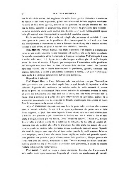 La clinica ostetrica rivista di ostetricia, ginecologia e pediatria. - A. 1, n. 1 (1899)-a. 40, n. 12 (dic. 1938)