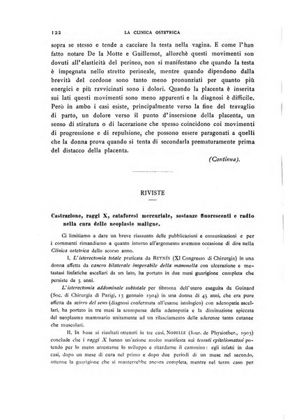 La clinica ostetrica rivista di ostetricia, ginecologia e pediatria. - A. 1, n. 1 (1899)-a. 40, n. 12 (dic. 1938)