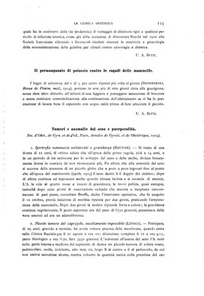 La clinica ostetrica rivista di ostetricia, ginecologia e pediatria. - A. 1, n. 1 (1899)-a. 40, n. 12 (dic. 1938)