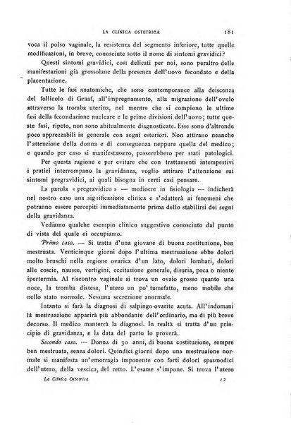 La clinica ostetrica rivista di ostetricia, ginecologia e pediatria. - A. 1, n. 1 (1899)-a. 40, n. 12 (dic. 1938)