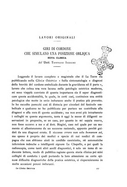 La clinica ostetrica rivista di ostetricia, ginecologia e pediatria. - A. 1, n. 1 (1899)-a. 40, n. 12 (dic. 1938)