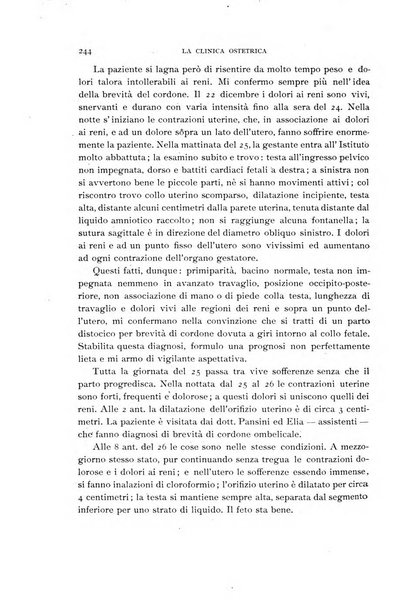 La clinica ostetrica rivista di ostetricia, ginecologia e pediatria. - A. 1, n. 1 (1899)-a. 40, n. 12 (dic. 1938)