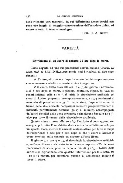 La clinica ostetrica rivista di ostetricia, ginecologia e pediatria. - A. 1, n. 1 (1899)-a. 40, n. 12 (dic. 1938)