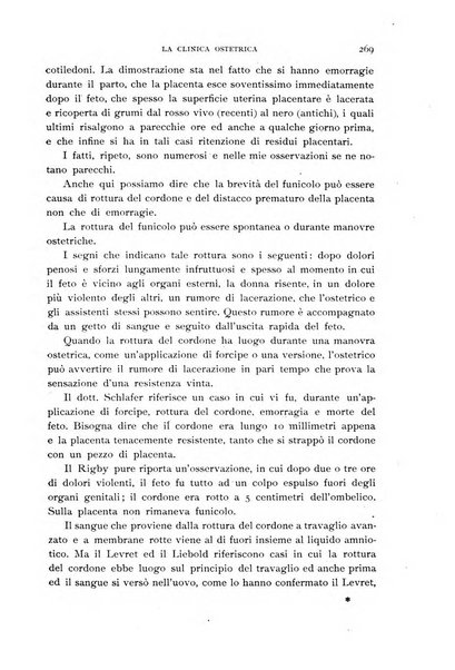 La clinica ostetrica rivista di ostetricia, ginecologia e pediatria. - A. 1, n. 1 (1899)-a. 40, n. 12 (dic. 1938)