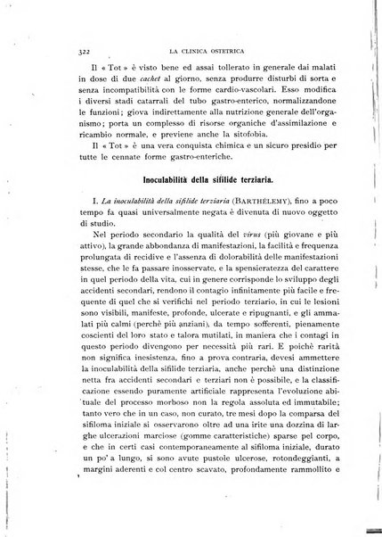 La clinica ostetrica rivista di ostetricia, ginecologia e pediatria. - A. 1, n. 1 (1899)-a. 40, n. 12 (dic. 1938)