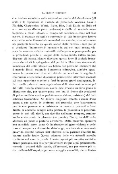 La clinica ostetrica rivista di ostetricia, ginecologia e pediatria. - A. 1, n. 1 (1899)-a. 40, n. 12 (dic. 1938)