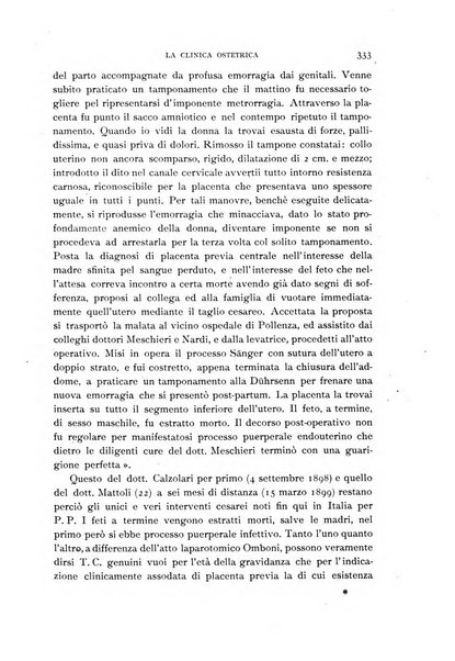 La clinica ostetrica rivista di ostetricia, ginecologia e pediatria. - A. 1, n. 1 (1899)-a. 40, n. 12 (dic. 1938)