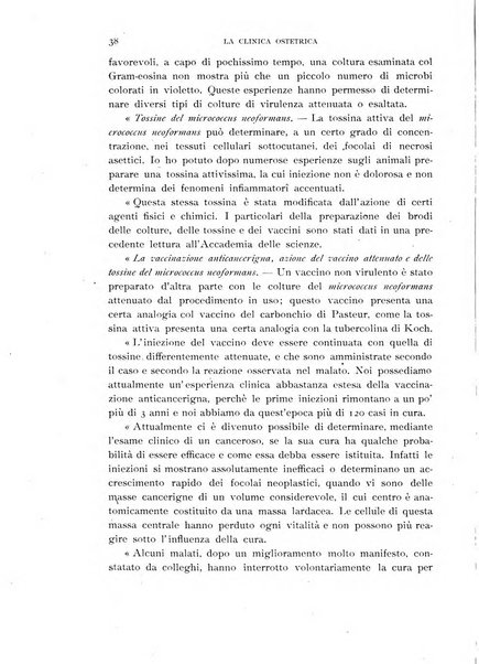 La clinica ostetrica rivista di ostetricia, ginecologia e pediatria. - A. 1, n. 1 (1899)-a. 40, n. 12 (dic. 1938)