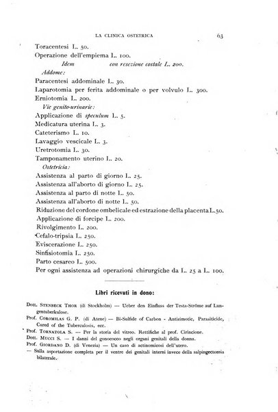 La clinica ostetrica rivista di ostetricia, ginecologia e pediatria. - A. 1, n. 1 (1899)-a. 40, n. 12 (dic. 1938)