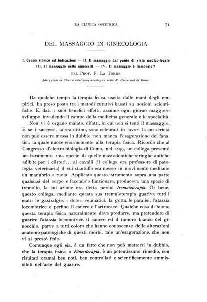 La clinica ostetrica rivista di ostetricia, ginecologia e pediatria. - A. 1, n. 1 (1899)-a. 40, n. 12 (dic. 1938)