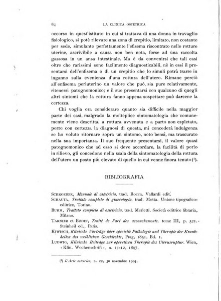 La clinica ostetrica rivista di ostetricia, ginecologia e pediatria. - A. 1, n. 1 (1899)-a. 40, n. 12 (dic. 1938)