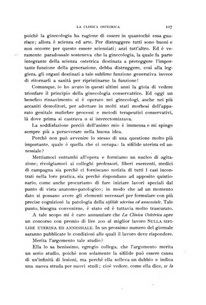 La clinica ostetrica rivista di ostetricia, ginecologia e pediatria. - A. 1, n. 1 (1899)-a. 40, n. 12 (dic. 1938)