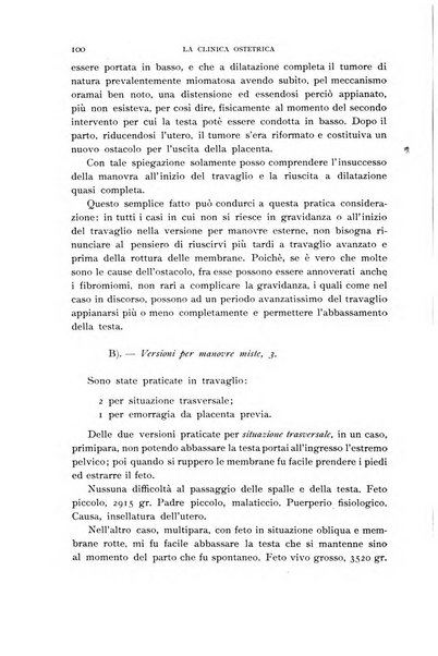 La clinica ostetrica rivista di ostetricia, ginecologia e pediatria. - A. 1, n. 1 (1899)-a. 40, n. 12 (dic. 1938)