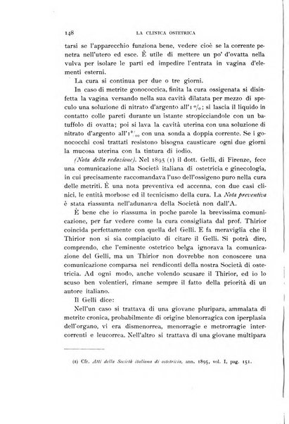 La clinica ostetrica rivista di ostetricia, ginecologia e pediatria. - A. 1, n. 1 (1899)-a. 40, n. 12 (dic. 1938)