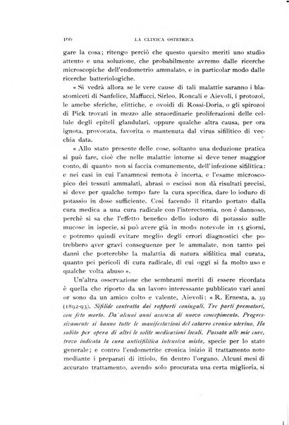 La clinica ostetrica rivista di ostetricia, ginecologia e pediatria. - A. 1, n. 1 (1899)-a. 40, n. 12 (dic. 1938)