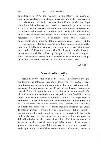 La clinica ostetrica rivista di ostetricia, ginecologia e pediatria. - A. 1, n. 1 (1899)-a. 40, n. 12 (dic. 1938)