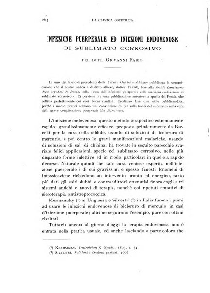 La clinica ostetrica rivista di ostetricia, ginecologia e pediatria. - A. 1, n. 1 (1899)-a. 40, n. 12 (dic. 1938)