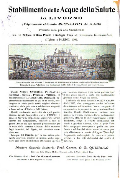 La clinica ostetrica rivista di ostetricia, ginecologia e pediatria. - A. 1, n. 1 (1899)-a. 40, n. 12 (dic. 1938)