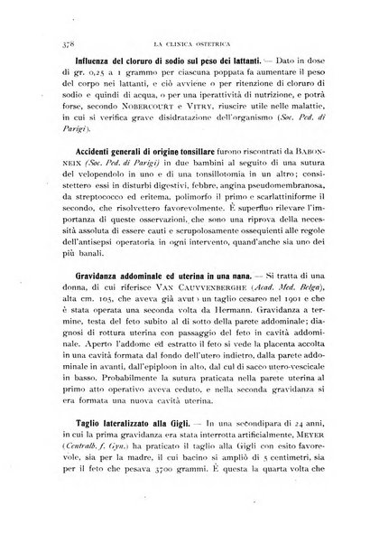 La clinica ostetrica rivista di ostetricia, ginecologia e pediatria. - A. 1, n. 1 (1899)-a. 40, n. 12 (dic. 1938)