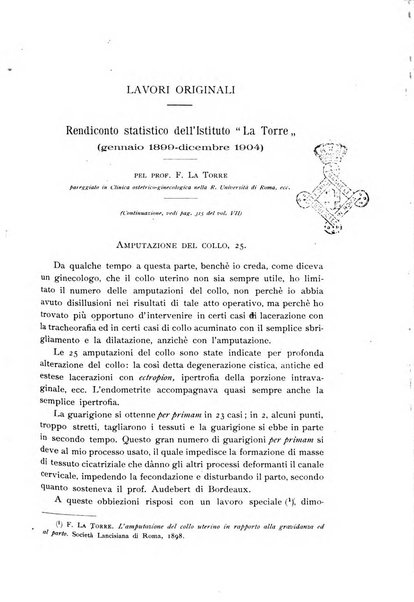 La clinica ostetrica rivista di ostetricia, ginecologia e pediatria. - A. 1, n. 1 (1899)-a. 40, n. 12 (dic. 1938)