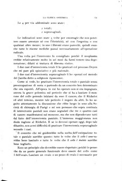 La clinica ostetrica rivista di ostetricia, ginecologia e pediatria. - A. 1, n. 1 (1899)-a. 40, n. 12 (dic. 1938)