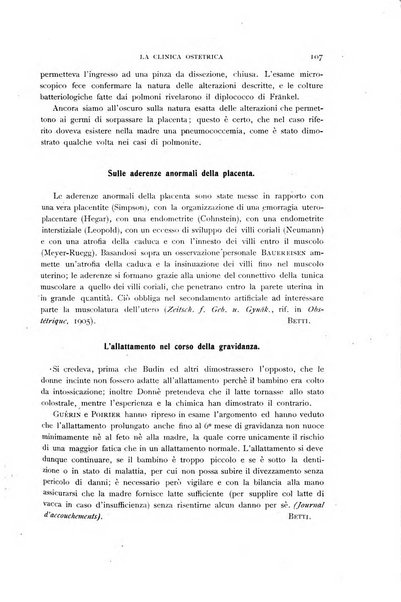 La clinica ostetrica rivista di ostetricia, ginecologia e pediatria. - A. 1, n. 1 (1899)-a. 40, n. 12 (dic. 1938)