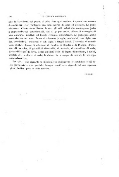 La clinica ostetrica rivista di ostetricia, ginecologia e pediatria. - A. 1, n. 1 (1899)-a. 40, n. 12 (dic. 1938)