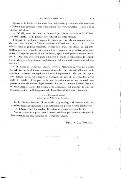 La clinica ostetrica rivista di ostetricia, ginecologia e pediatria. - A. 1, n. 1 (1899)-a. 40, n. 12 (dic. 1938)