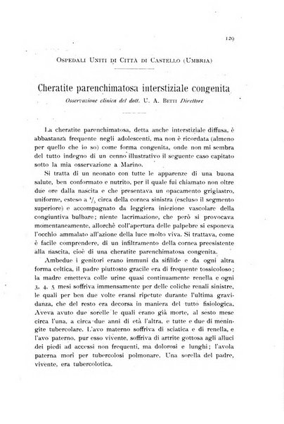 La clinica ostetrica rivista di ostetricia, ginecologia e pediatria. - A. 1, n. 1 (1899)-a. 40, n. 12 (dic. 1938)