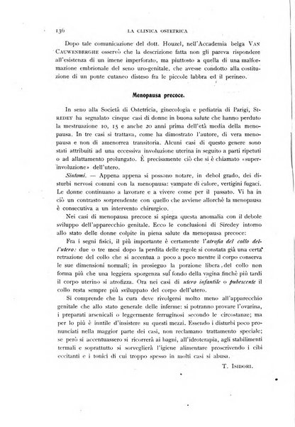 La clinica ostetrica rivista di ostetricia, ginecologia e pediatria. - A. 1, n. 1 (1899)-a. 40, n. 12 (dic. 1938)