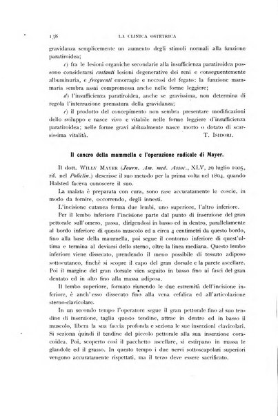 La clinica ostetrica rivista di ostetricia, ginecologia e pediatria. - A. 1, n. 1 (1899)-a. 40, n. 12 (dic. 1938)