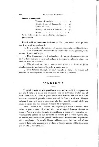 La clinica ostetrica rivista di ostetricia, ginecologia e pediatria. - A. 1, n. 1 (1899)-a. 40, n. 12 (dic. 1938)