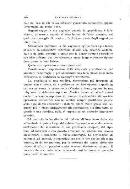 La clinica ostetrica rivista di ostetricia, ginecologia e pediatria. - A. 1, n. 1 (1899)-a. 40, n. 12 (dic. 1938)