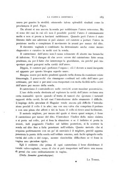 La clinica ostetrica rivista di ostetricia, ginecologia e pediatria. - A. 1, n. 1 (1899)-a. 40, n. 12 (dic. 1938)