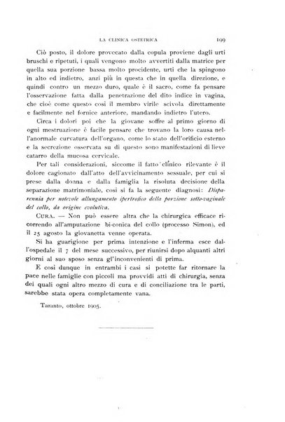 La clinica ostetrica rivista di ostetricia, ginecologia e pediatria. - A. 1, n. 1 (1899)-a. 40, n. 12 (dic. 1938)